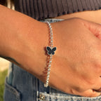 Pulsera Mariposa - Negro