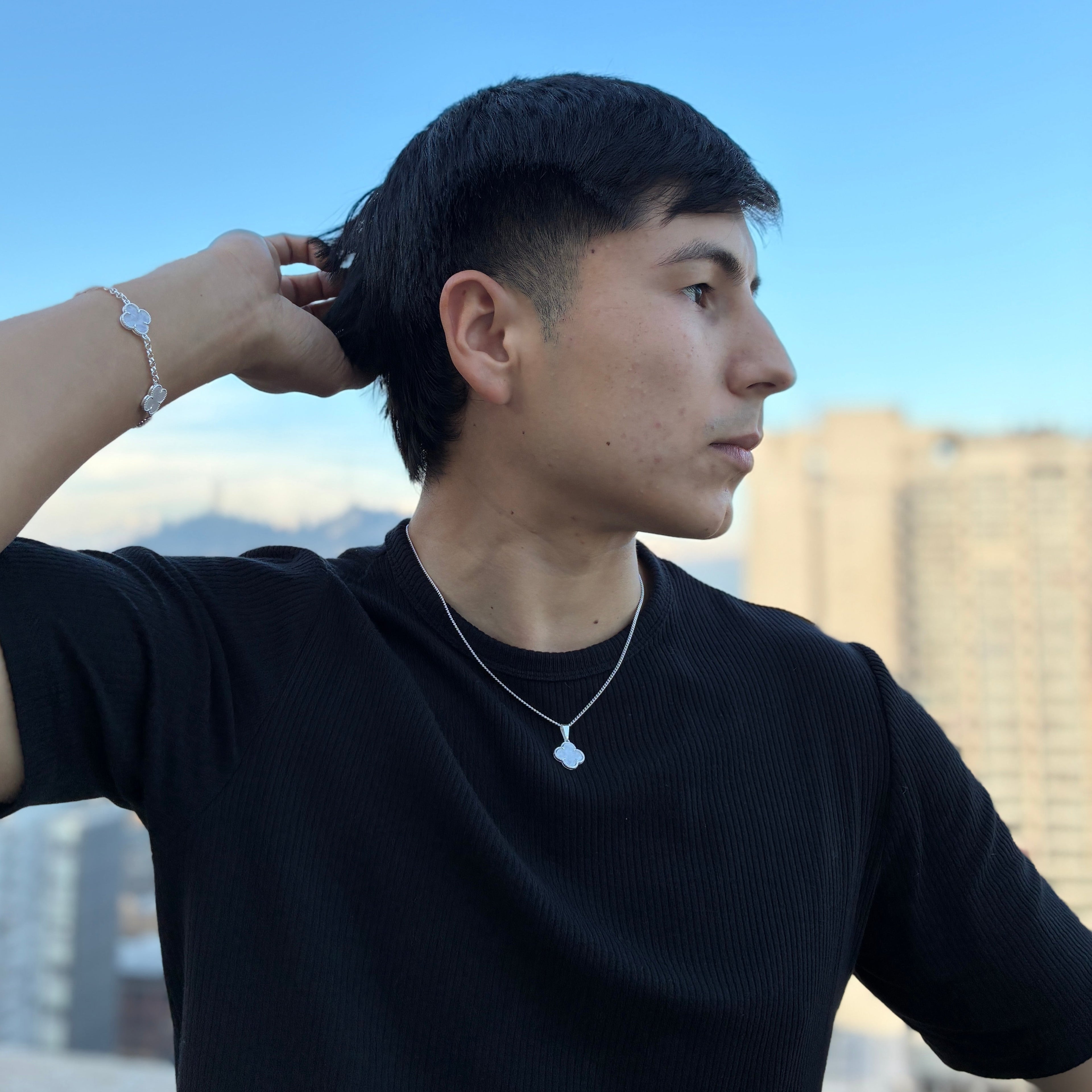 Pulsera Van Cleef Silver Blanca