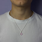 Lucky Clover Pendant - Rosa