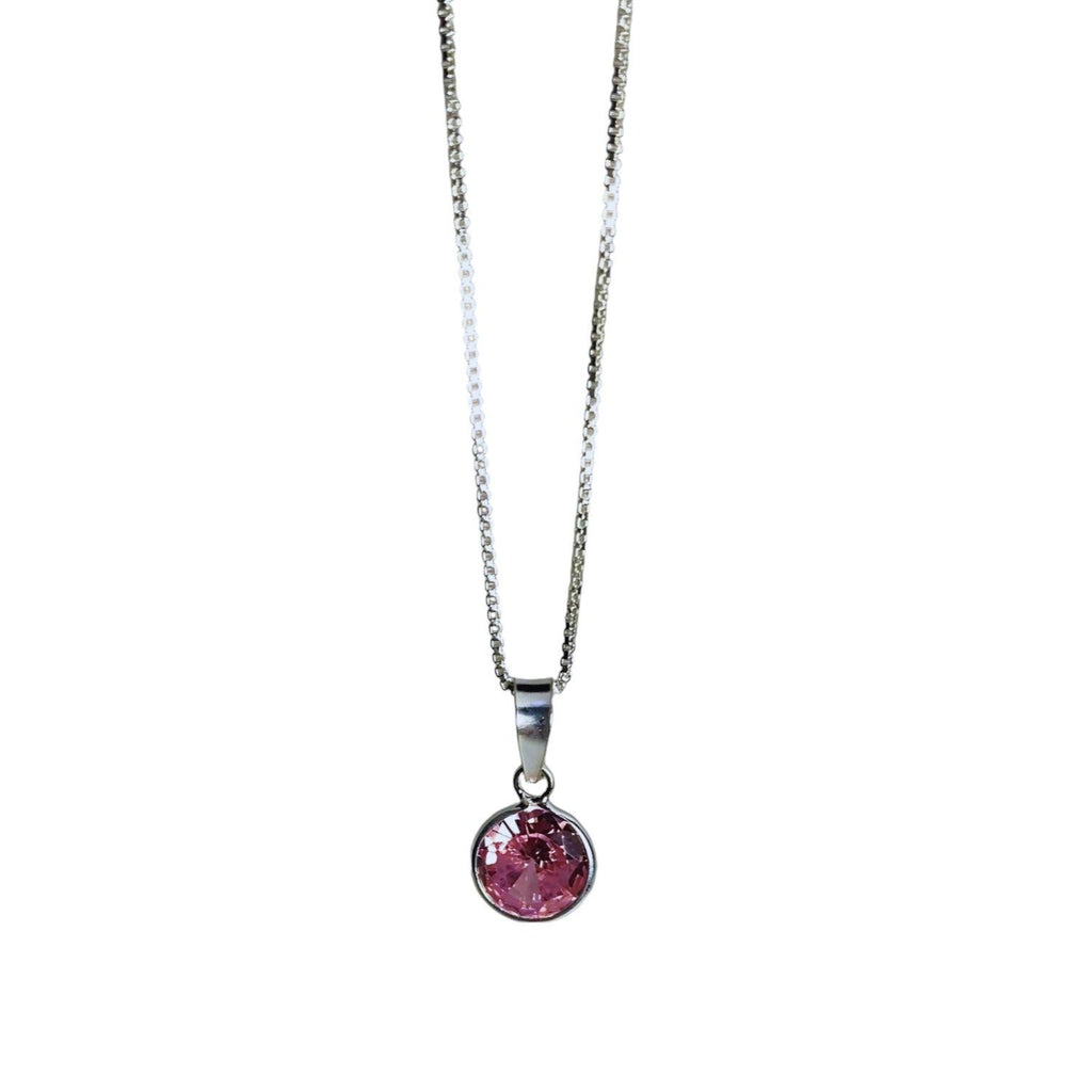 Collar Punto Rosado - Ancora Joyas