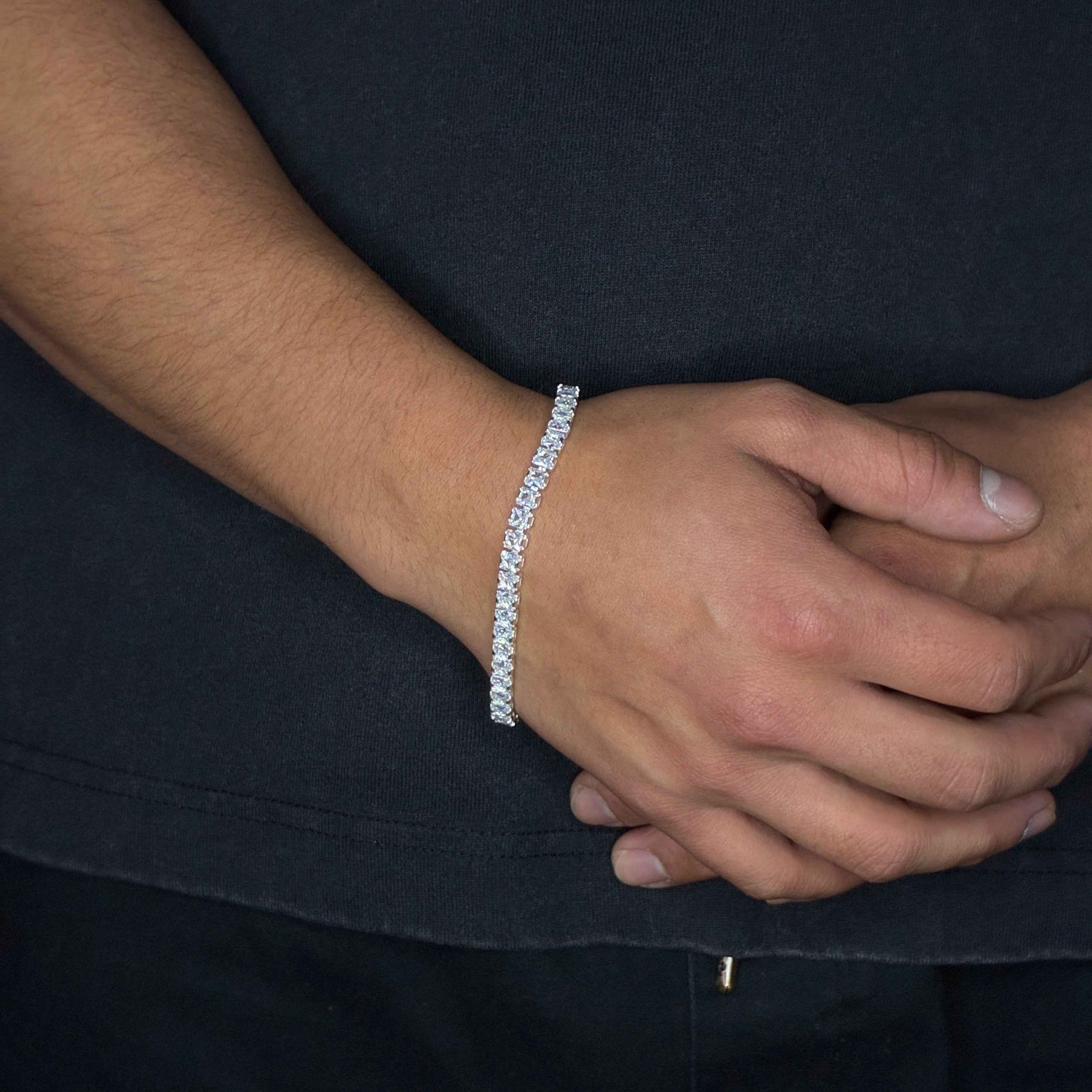 Pulsera Tennis Cuadrada - 4MM