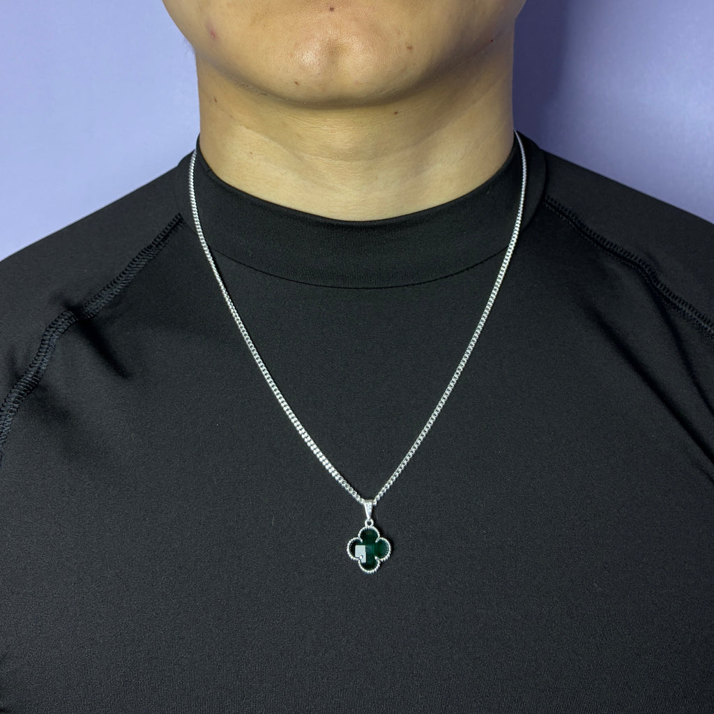 Lucky Clover Pendant - Verde