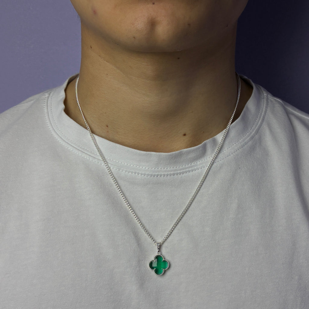 Lucky Clover Pendant - Verde