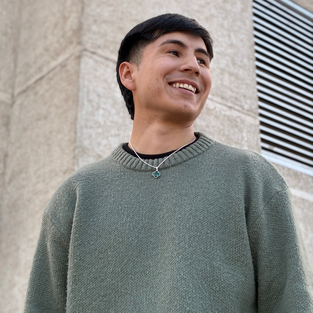 Lucky Clover Pendant - Verde