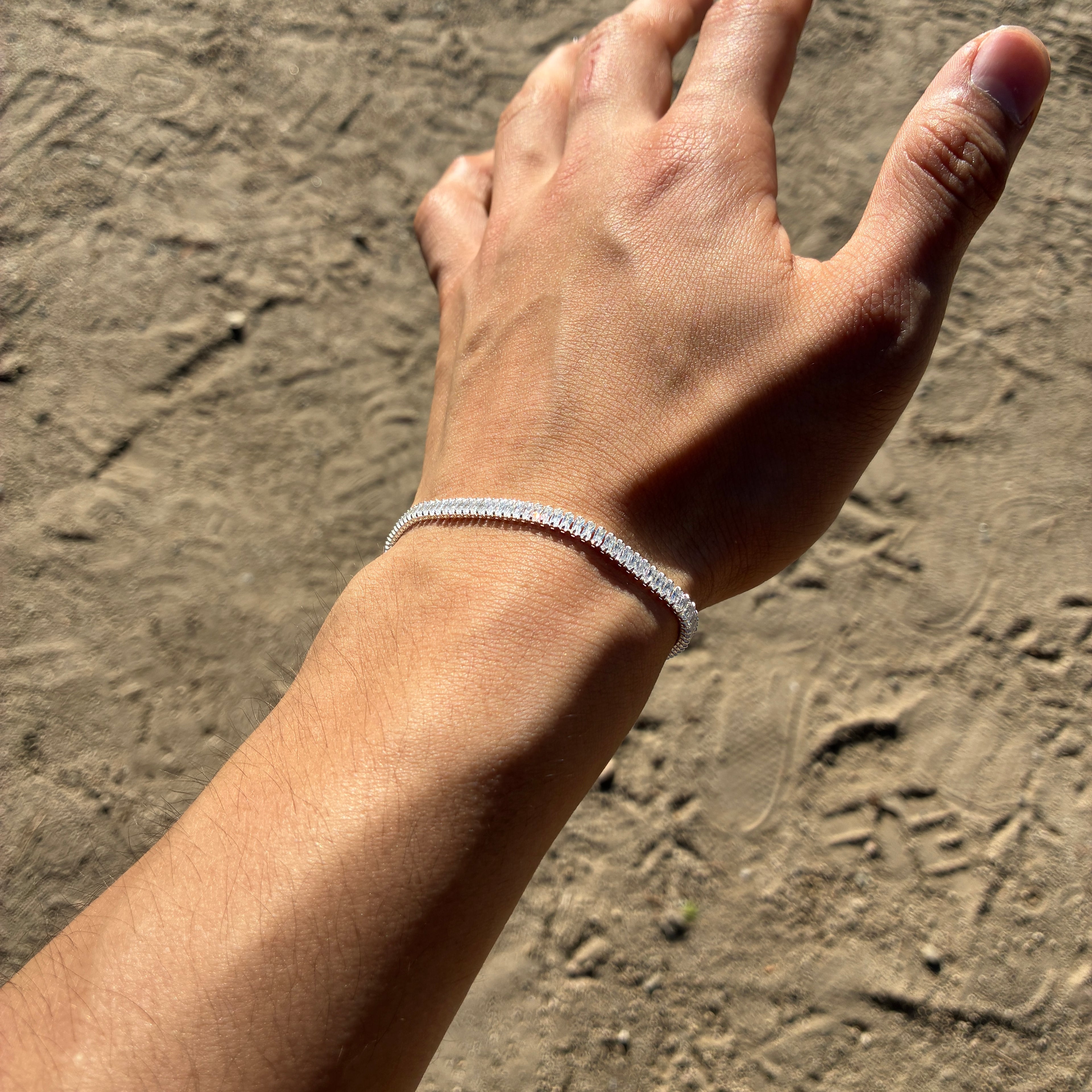 Pulsera Tennis Rectangular - 4MM
