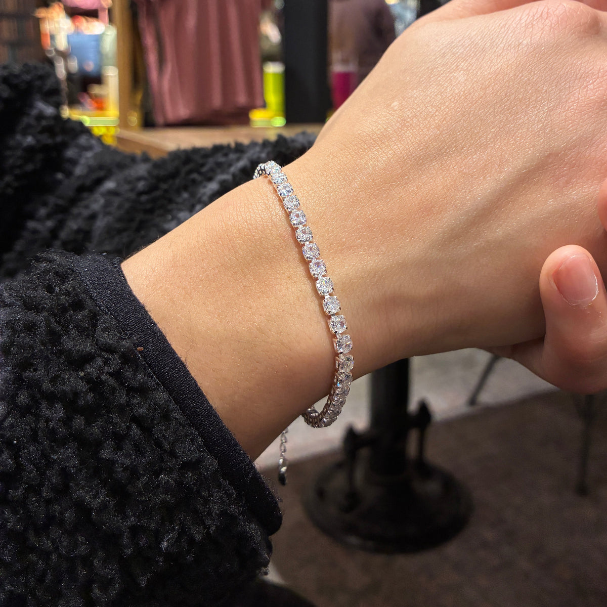 Pulsera Tennis Cuadrada 5MM