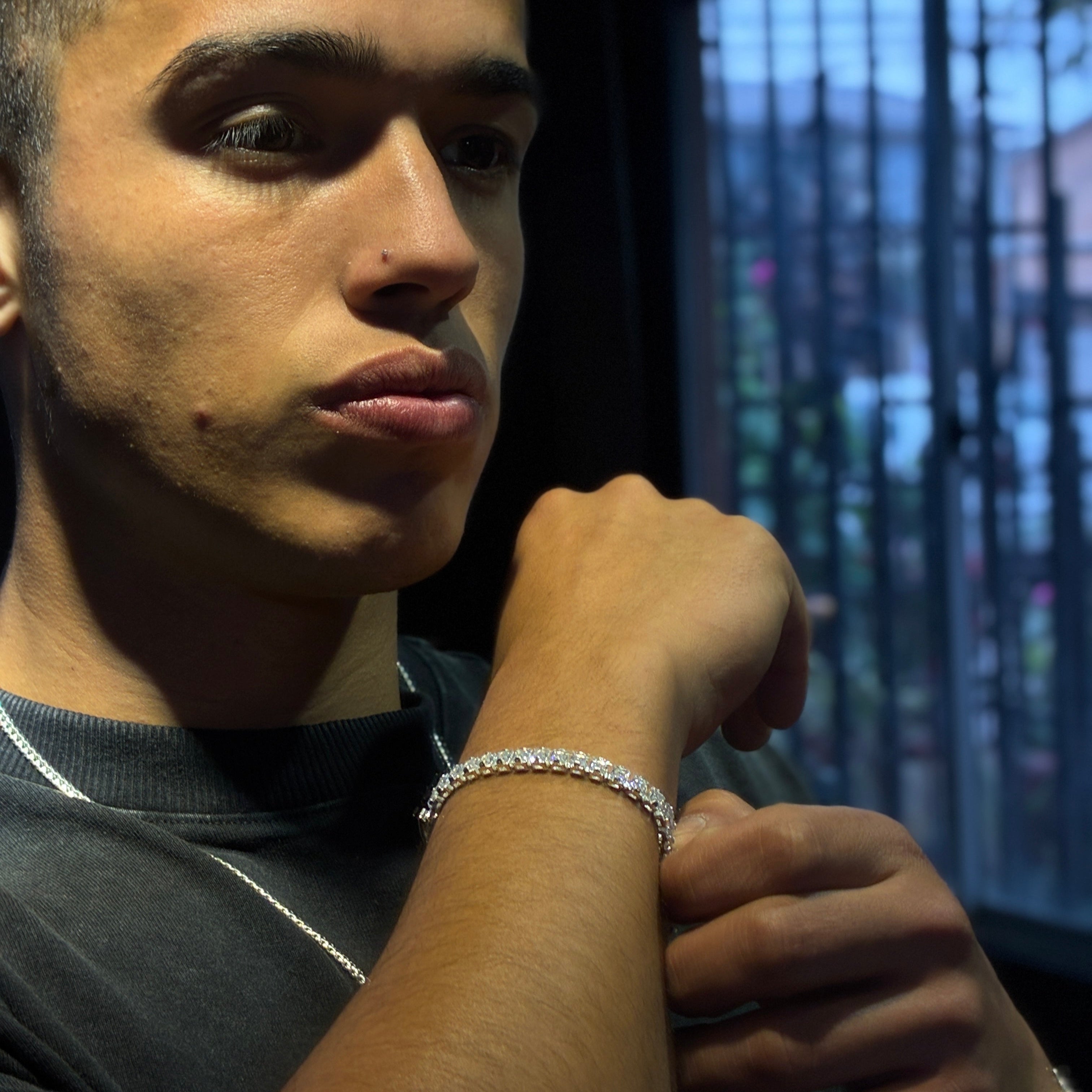 Pulsera Tennis Cuadrada - 5MM