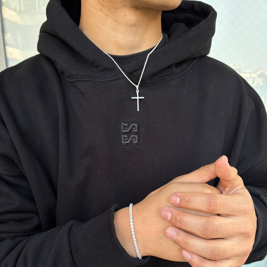 Collar Cruz Tennis Silver