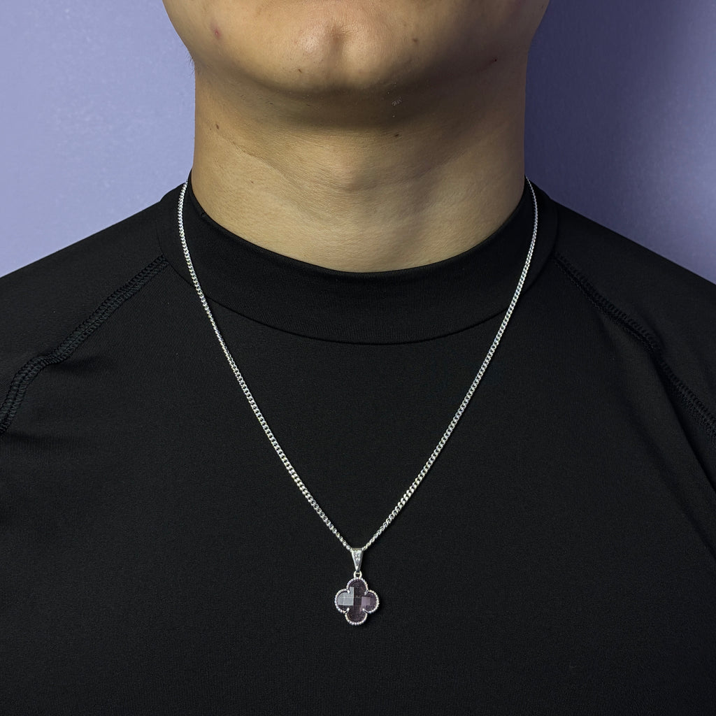 Lucky Clover Pendant - Rosa