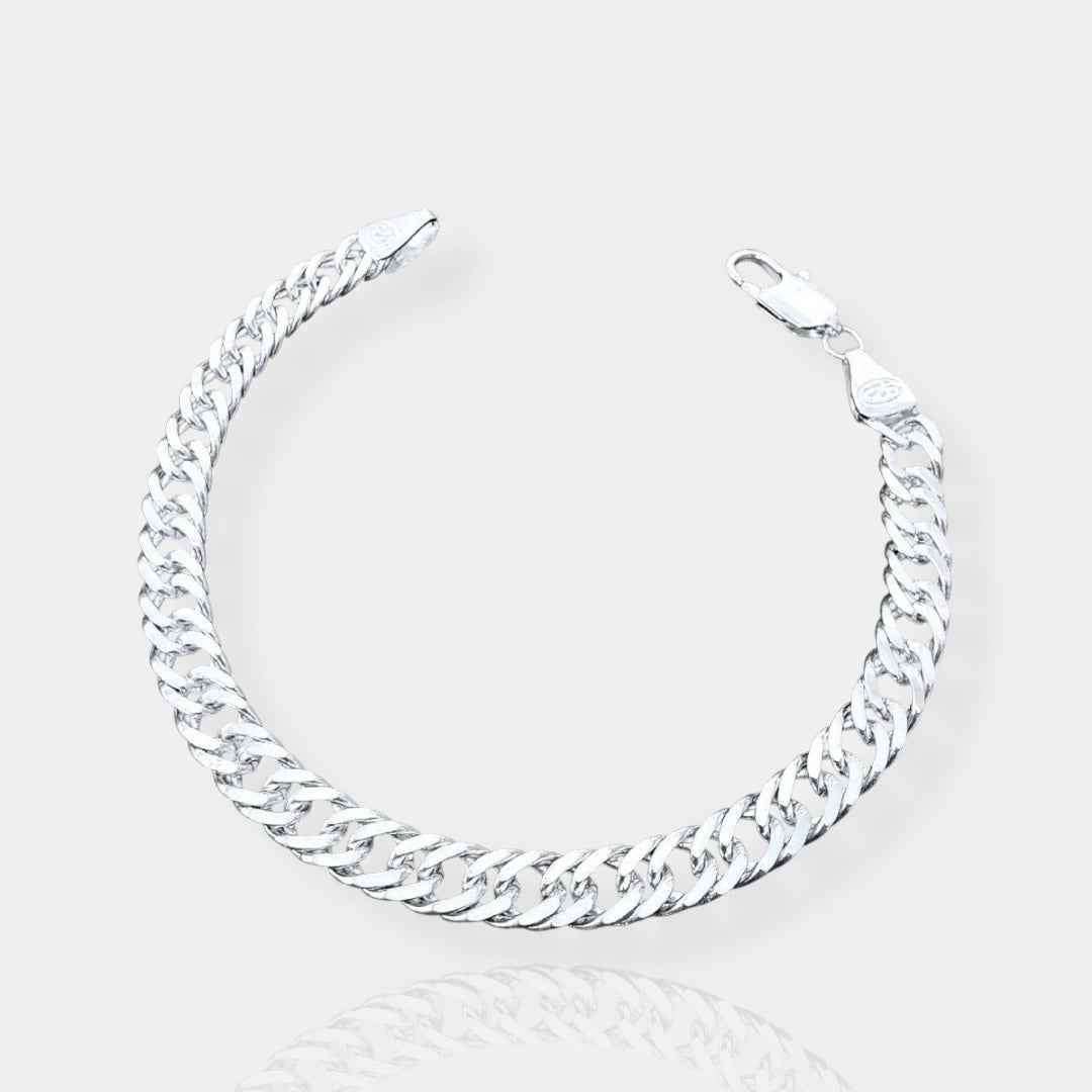 Pulsera Cubana Doble - 4MM