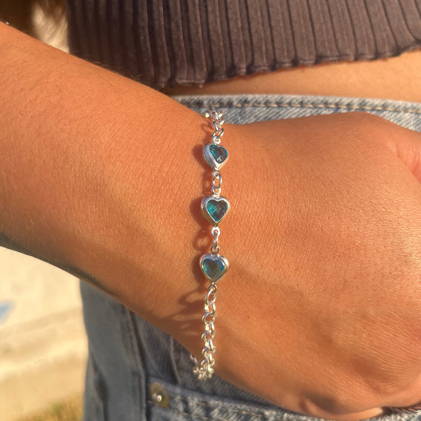 Pulsera Corazones