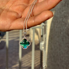 Lucky Clover Pendant - Verde