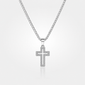 Collar Cruz Silver