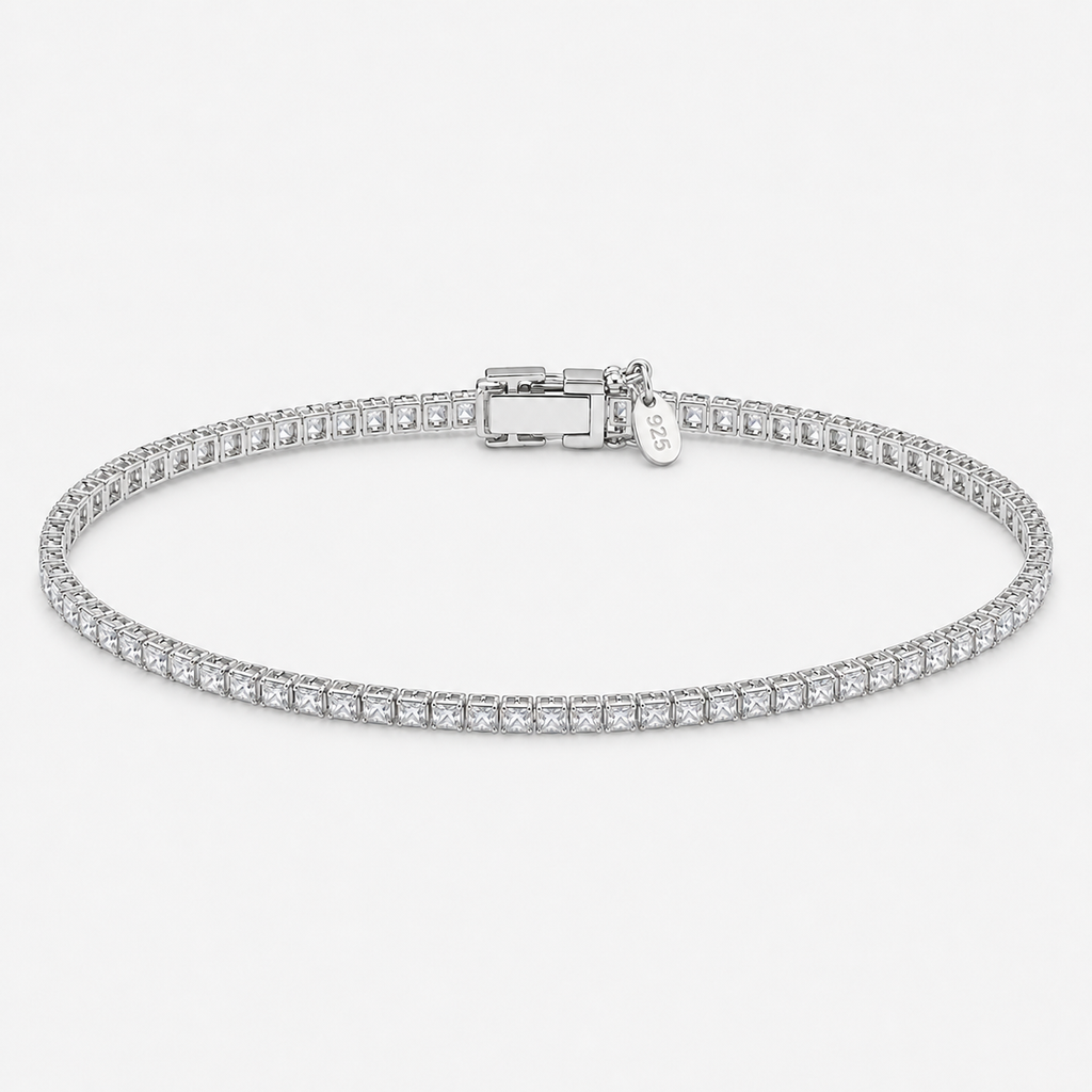 Pulsera Tennis Cuadrada 2MM