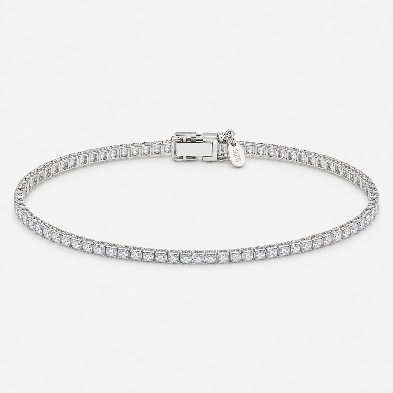 Pulsera Tennis Cuadrada 2MM