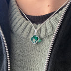 Lucky Clover Pendant - Verde