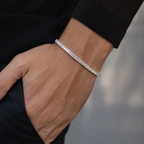 Pulsera Tennis Rectangular 4MM