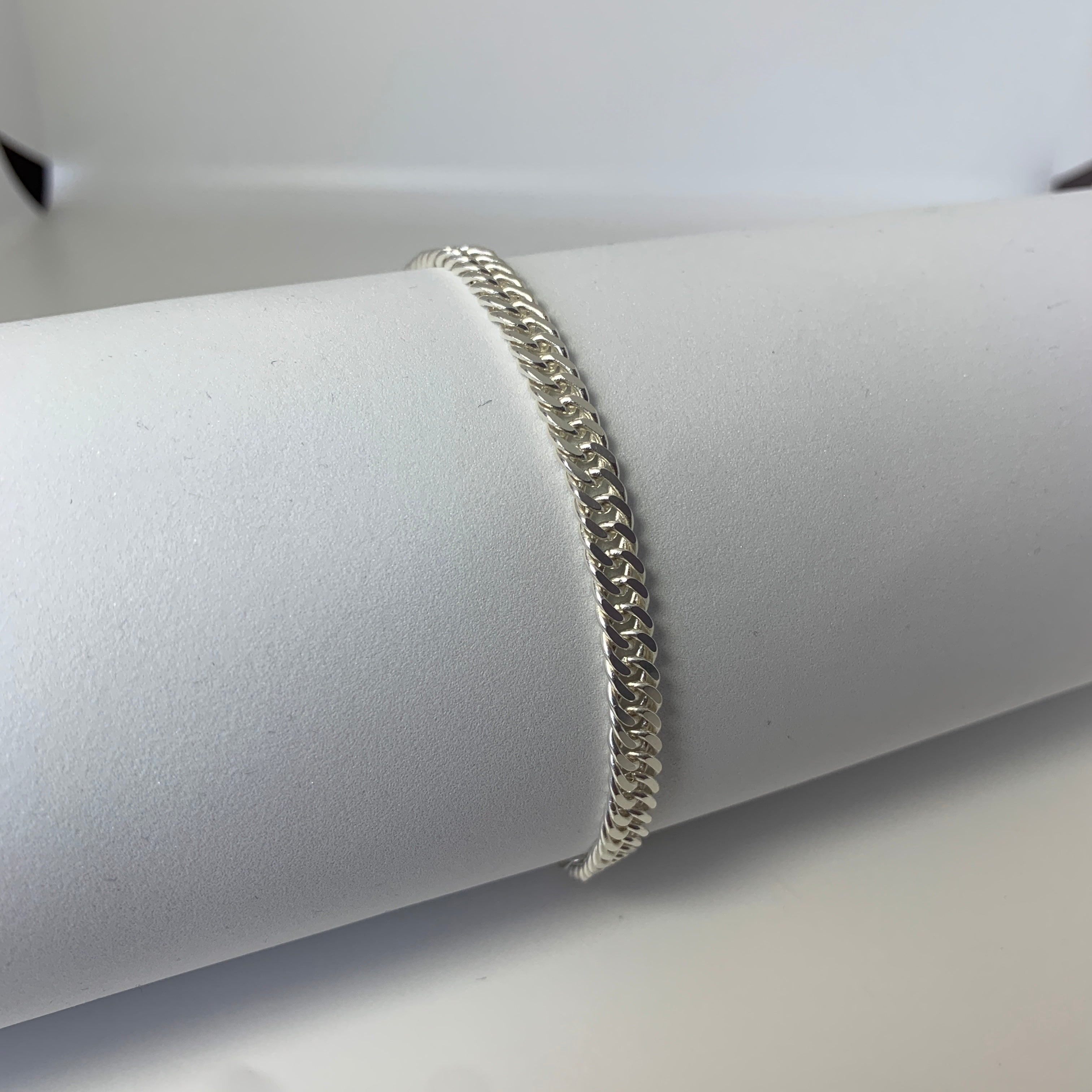 Pulsera Cubana Doble - 4MM