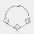 Pulsera Van Cleef Silver Blanca