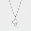 Lucky Clover Pendant - Blanco