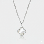 Lucky Clover Pendant - Blanco