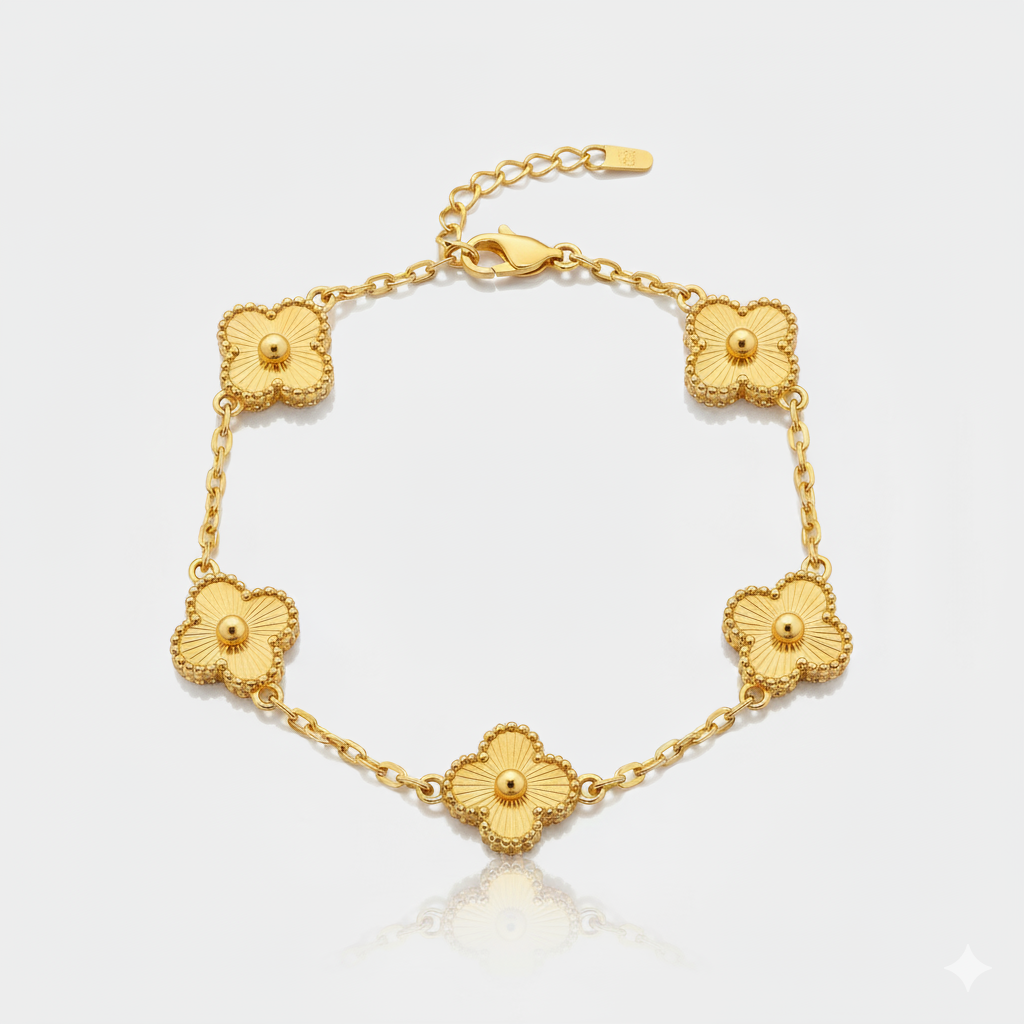 Pulsera Van Cleef Gold Dorado