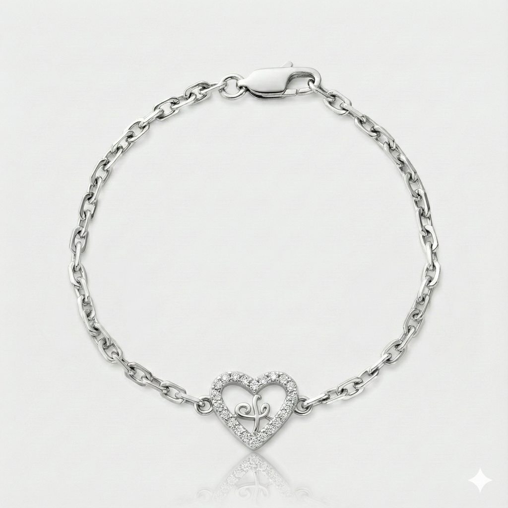 Pulsera Tennis Corazón