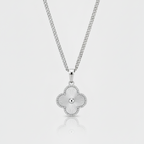 Lucky Clover Pendant - Plateado