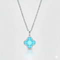 Lucky Clover Pendant - Celeste