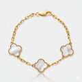 Pulsera Van Cleef Gold Blanca