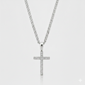 Collar Cruz Tennis Silver