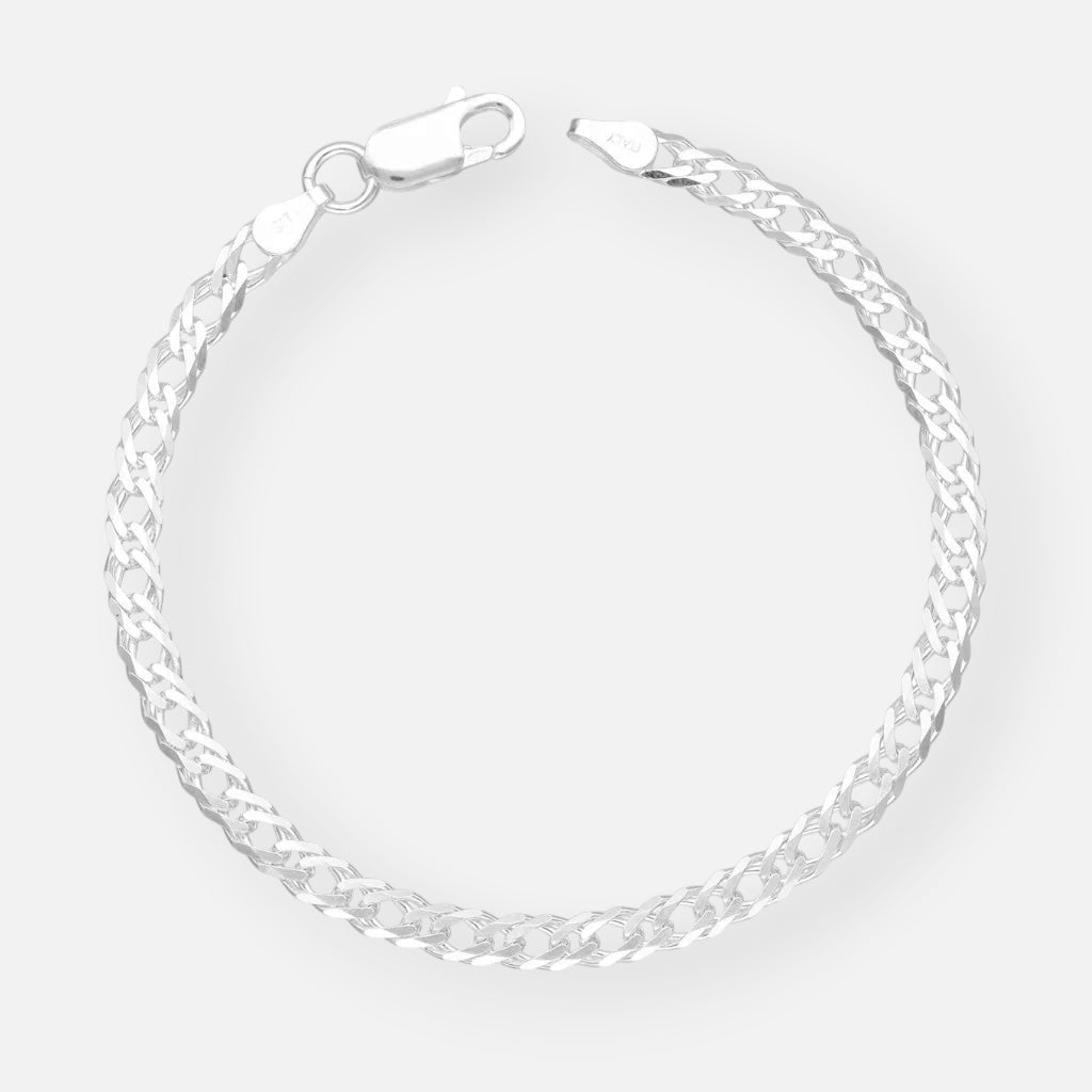 Pulsera Cubana Doble - 5MM