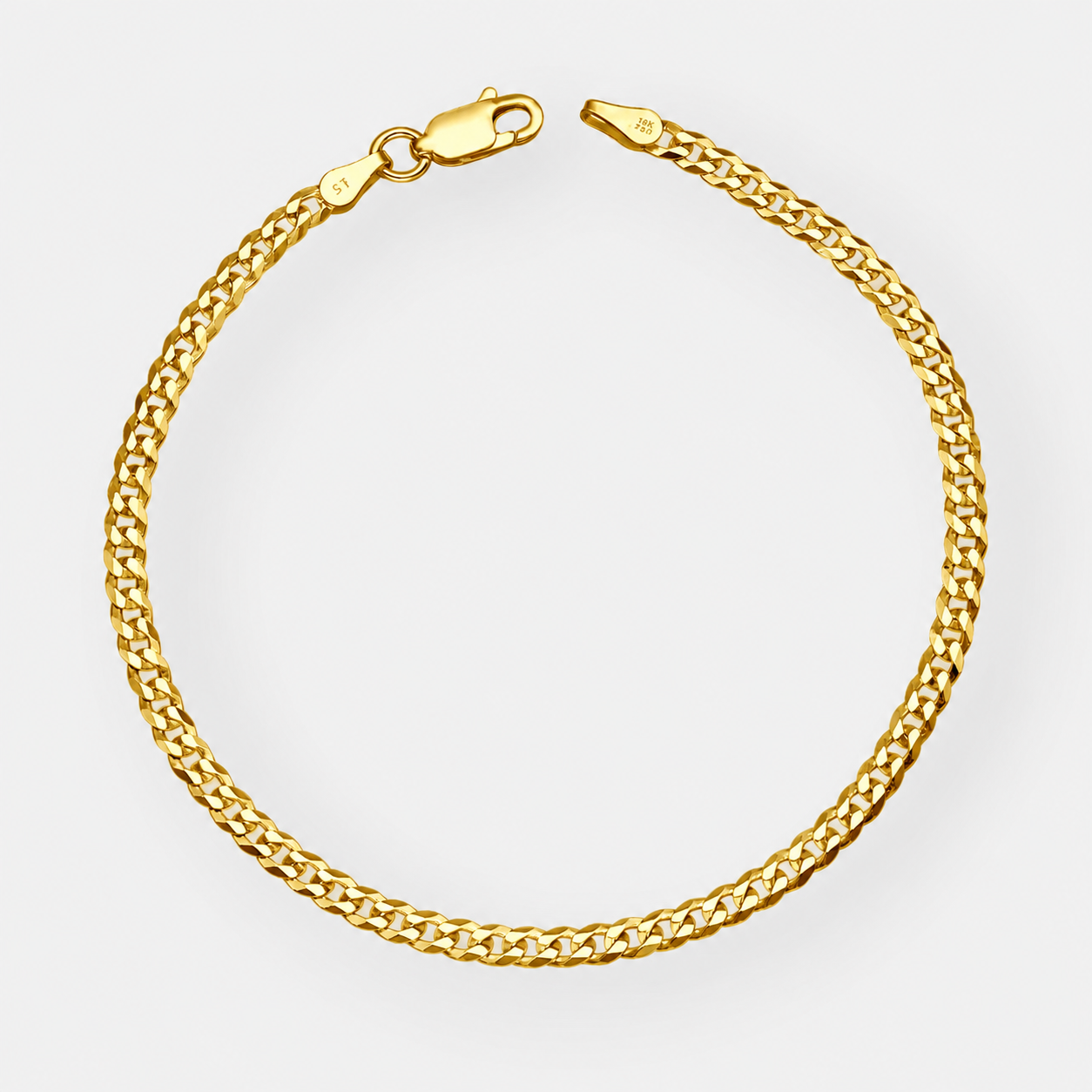 Pulsera Cubana Gold - 3MM