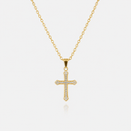 Collar Cruz Tennis Gold