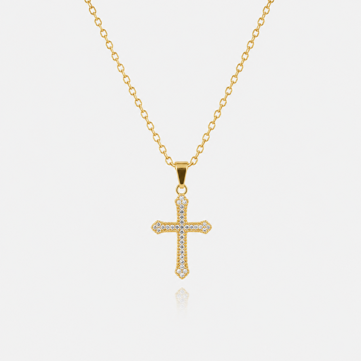 Collar Cruz Tennis Gold