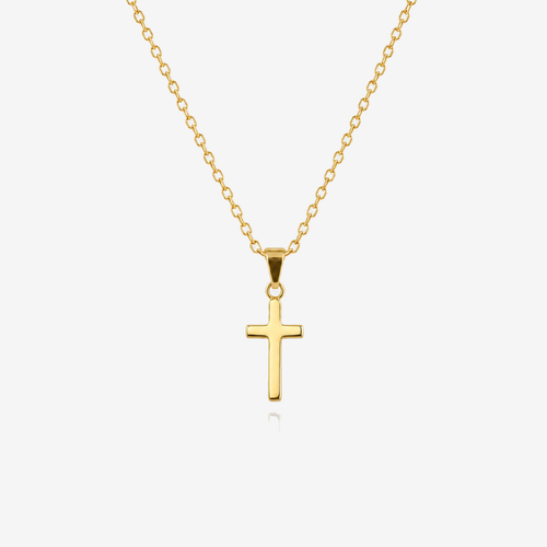 Collar Cruz Minimalista Gold - ANCORA Joyas