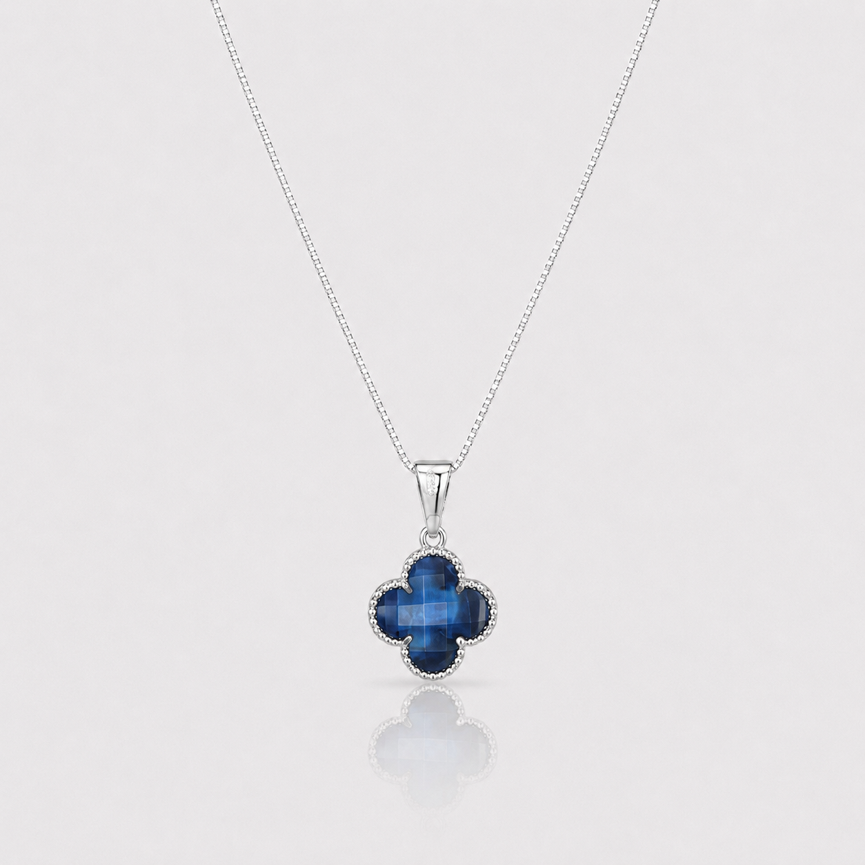 Collar Lucky Clover - Azul