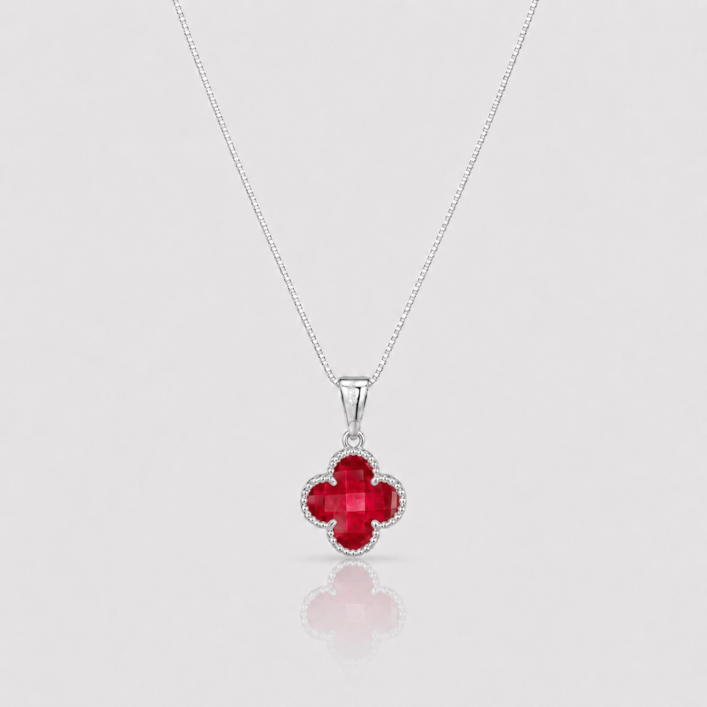 Collar Lucky Clover - Rojo