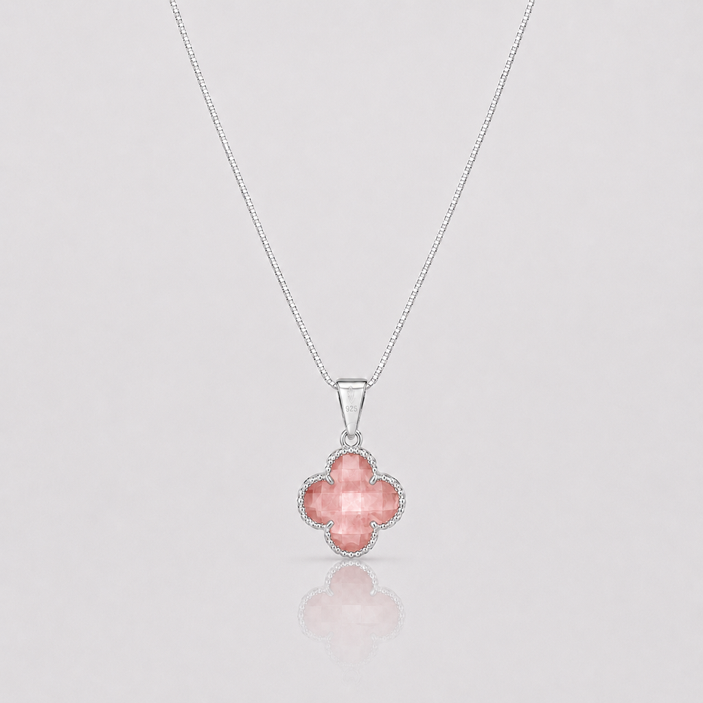 Collar Lucky Clover - Rosa