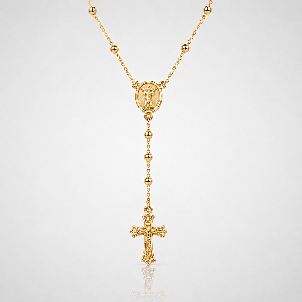 Cadena Rosario Gold