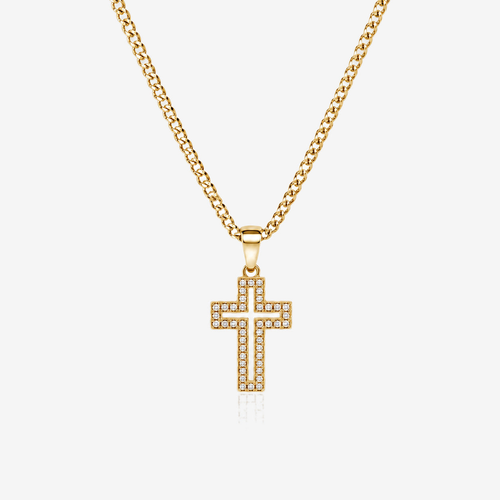 Collar Cruz Gold - ANCORA Joyas