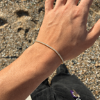 Pulsera Tennis Cuadrada Gold 3MM