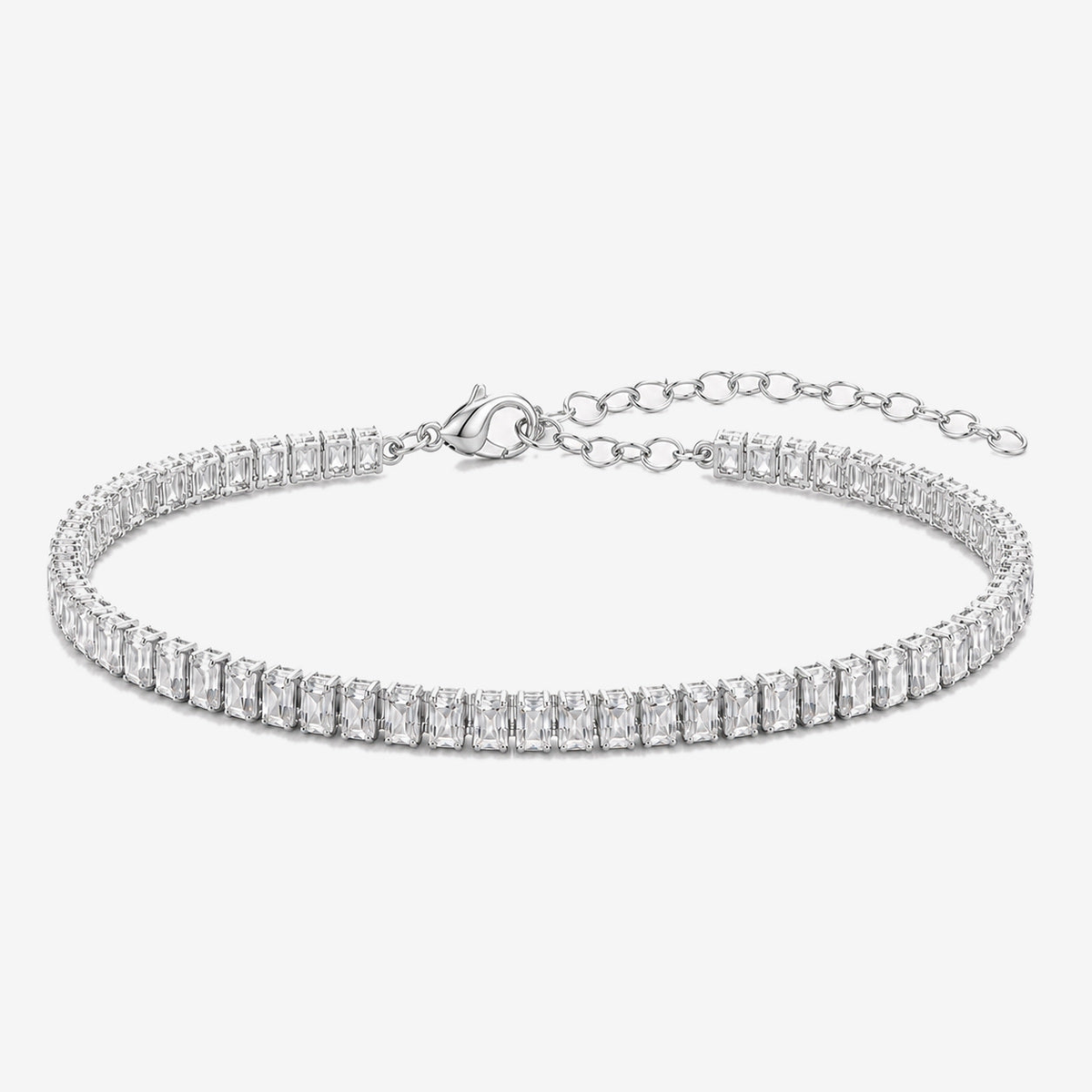 Pulsera Tennis Rectangular 4MM - ANCORA Joyas