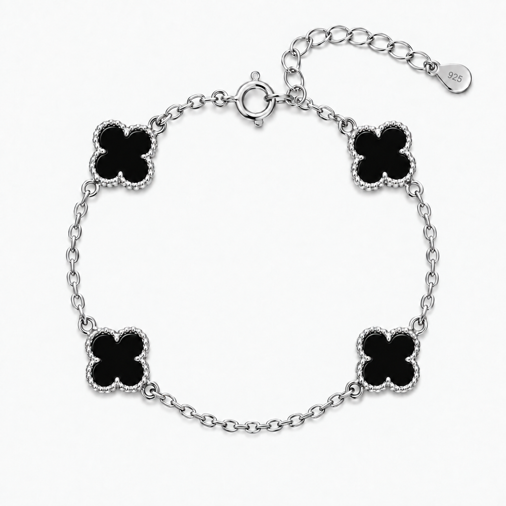 Pulsera Van Cleef Silver Negra