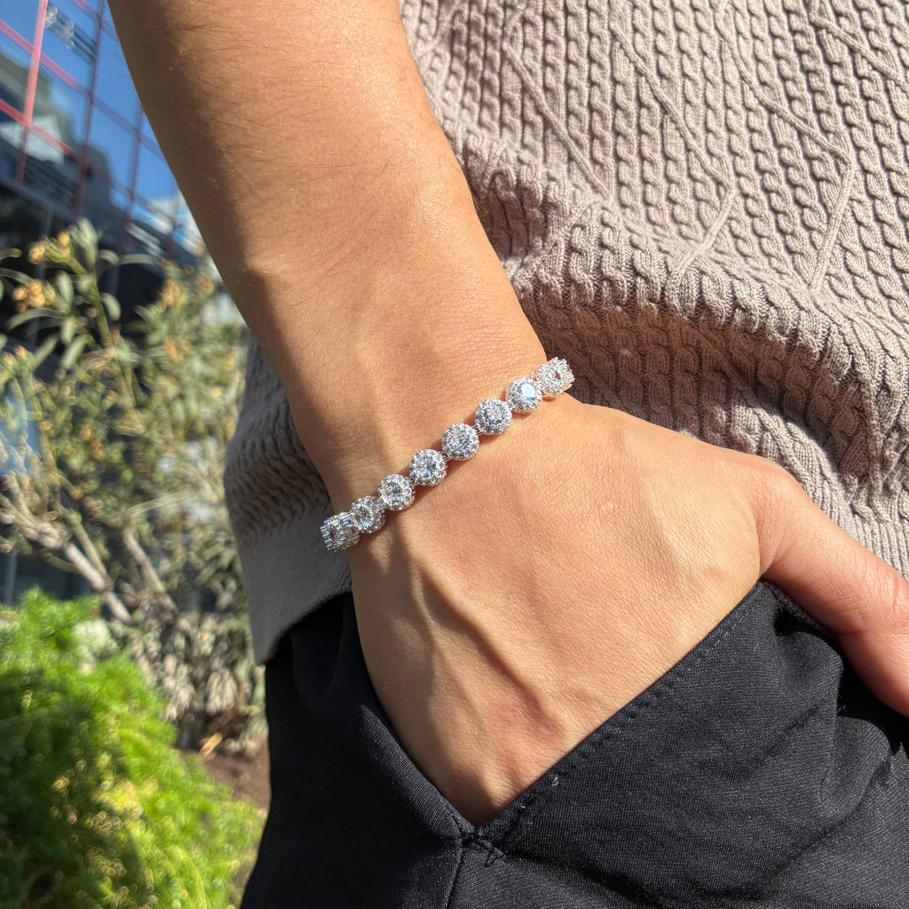 Pulsera Tennis Clover