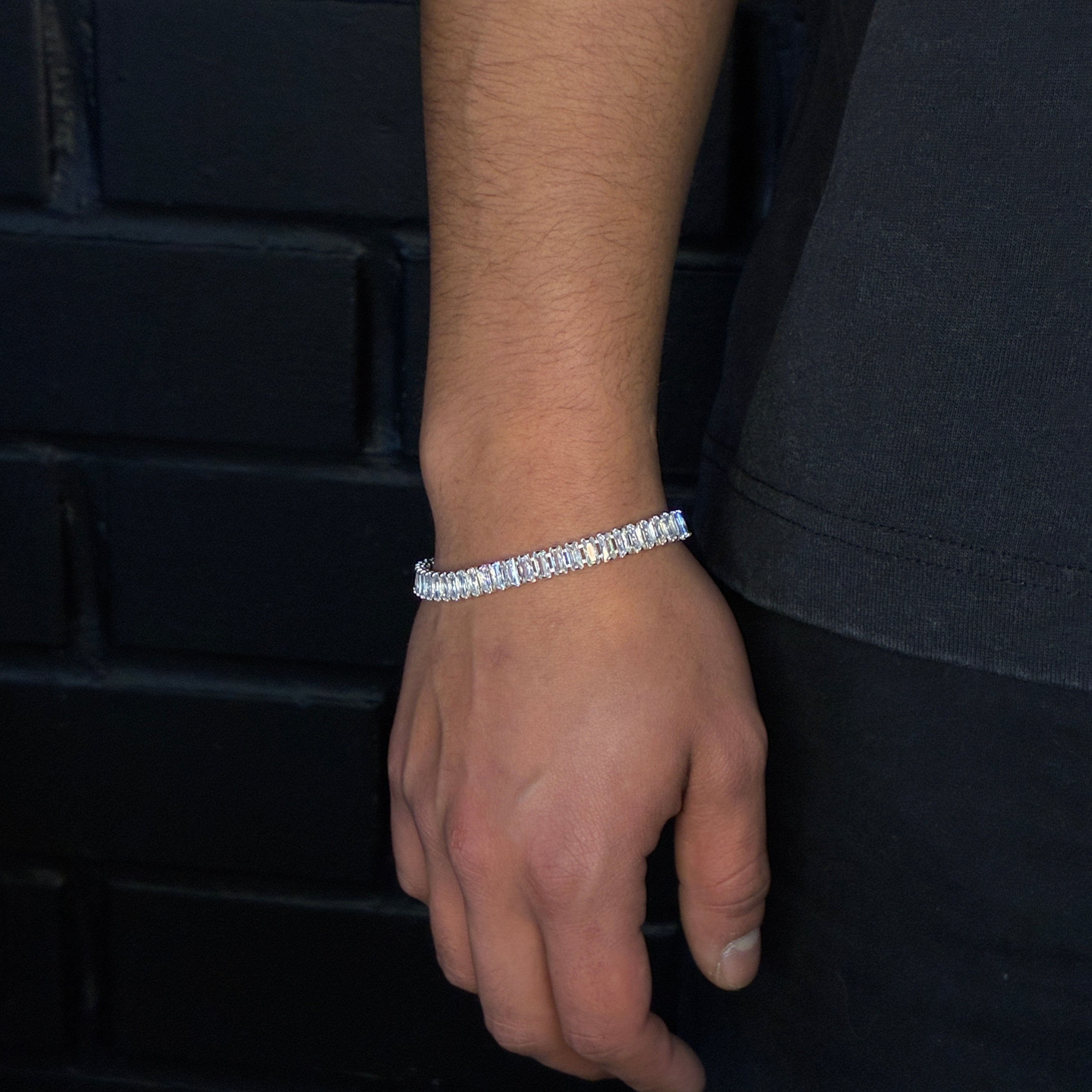 Pulsera Tennis Rectángulos - 6MM