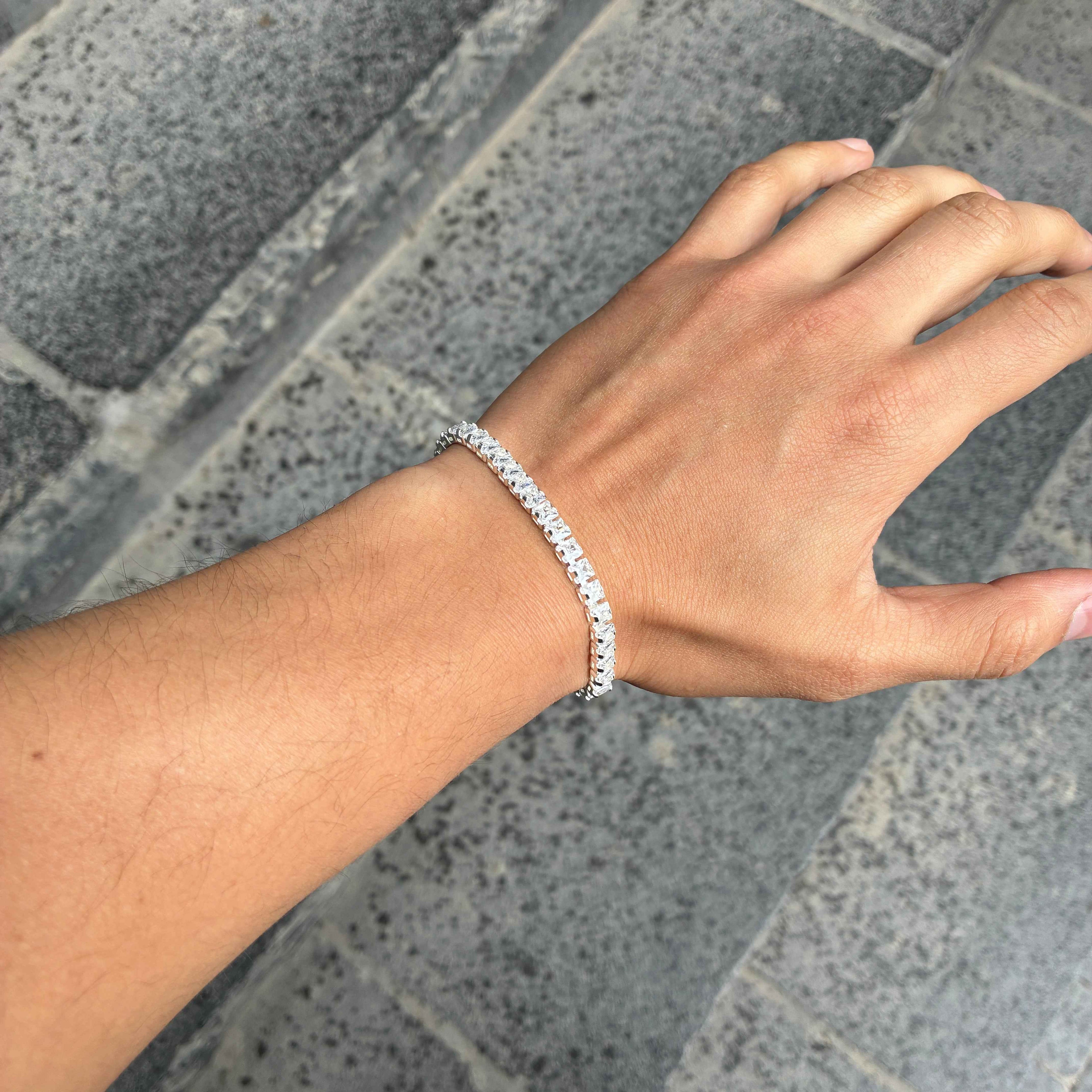 Pulsera Tennis Cuadrada - 5MM