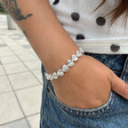 Pulsera Tennis Corazones