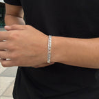 Pulsera Cubana Doble 6MM