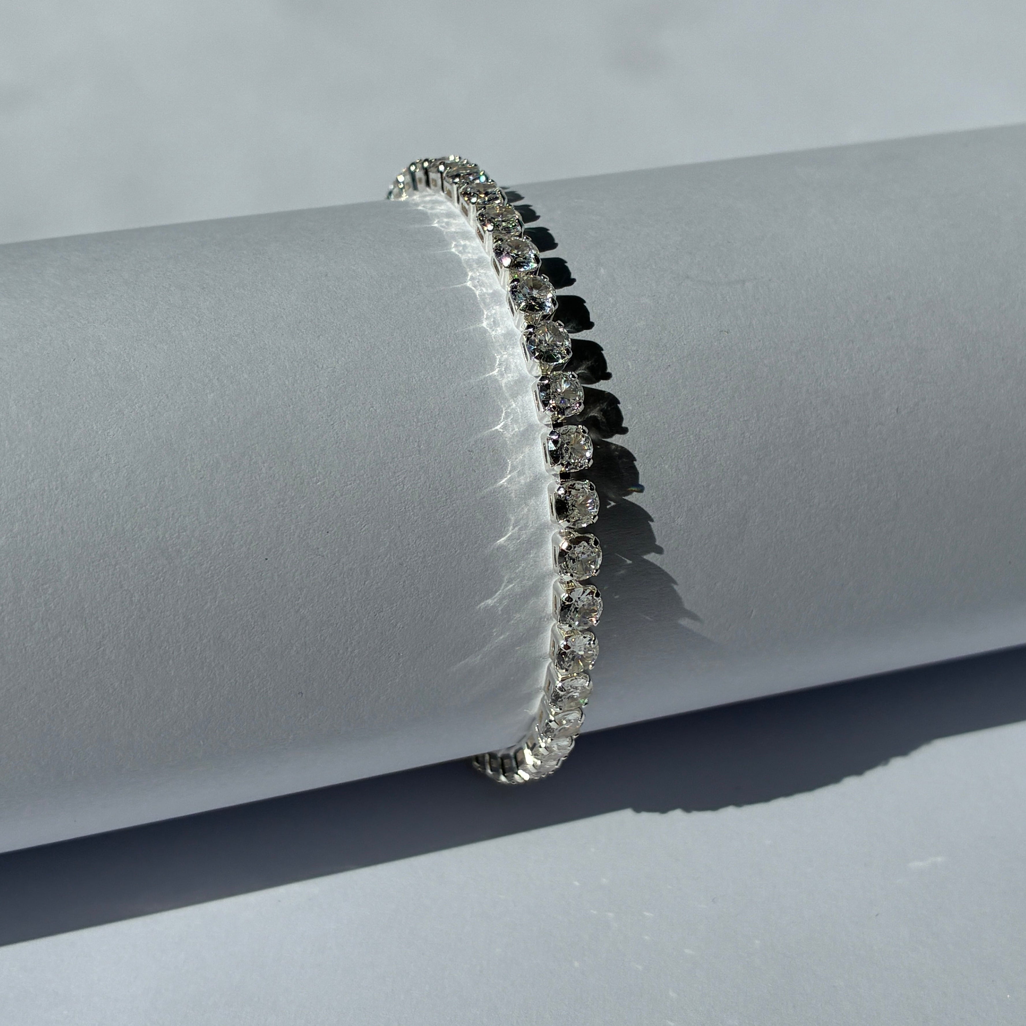 Pulsera Tennis Cuadrada - 4MM